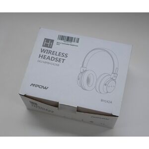 Mpow H1 Wireless Headset Black/Red Bluetooth Noise Cancelling BH142A